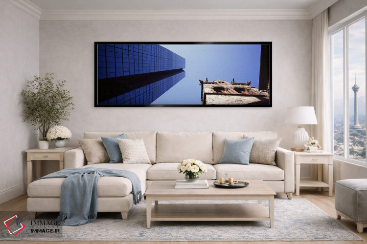 تابلو دکوراتیو Suffolk County, Massachusetts, USA,نمای پایین ساختمان ه… اثر پانورامیک ایمجز - D6B