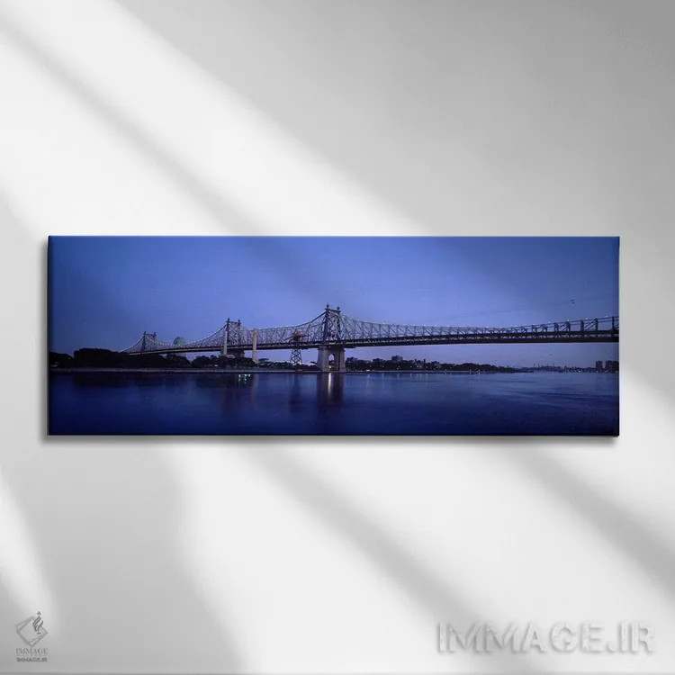 تابلو دکوراتیو Queensboro Bridge, East River, Manhattan, New York City… اثر پانورامیک ایمجز - نمای روبهرو روی دیوار