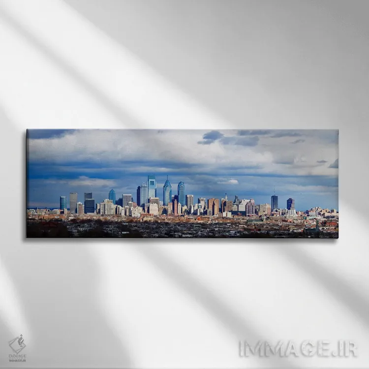 تابلو دکوراتیو Center City, Philadelphia, Philadelphia County, Pennsyl… اثر پانورامیک ایمجز - نمای روبهرو روی دیوار