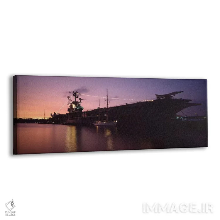 تابلو دکوراتیو Intrepid Square, New York City, New York, USA,کشتی یو ا… اثر پانورامیک ایمجز - نمای پرسپکتیو محصول