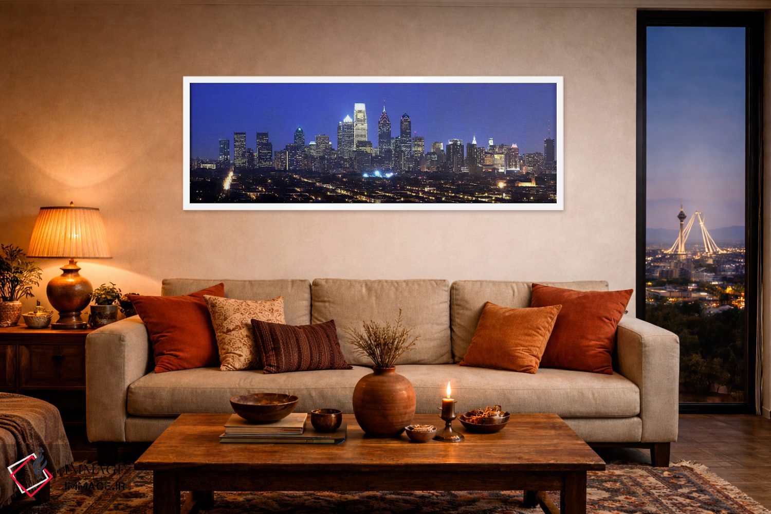 تابلو دکوراتیو Center City, Philadelphia, Philadelphia County, Pennsyl… اثر پانورامیک ایمجز - D4W