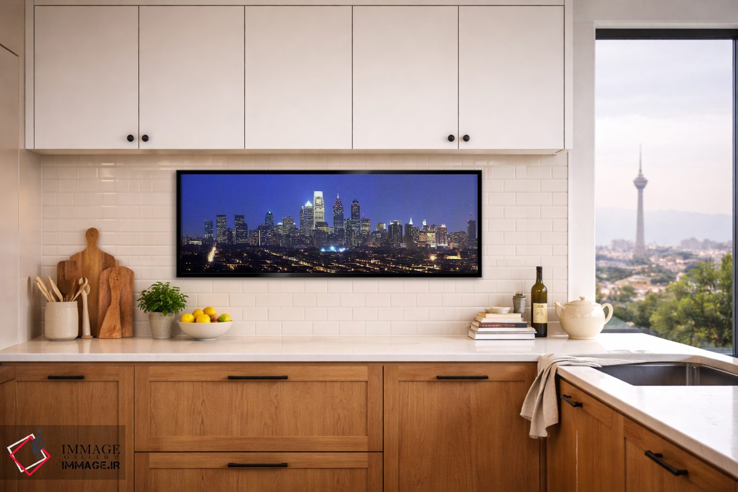 تابلو دکوراتیو Center City, Philadelphia, Philadelphia County, Pennsyl… اثر پانورامیک ایمجز - D5B