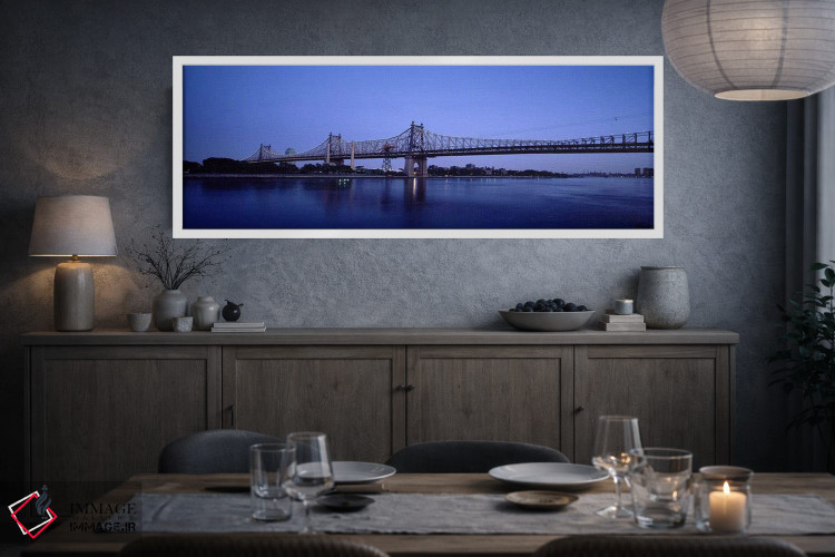 تابلو دکوراتیو Queensboro Bridge, East River, Manhattan, New York City… اثر پانورامیک ایمجز - D3W