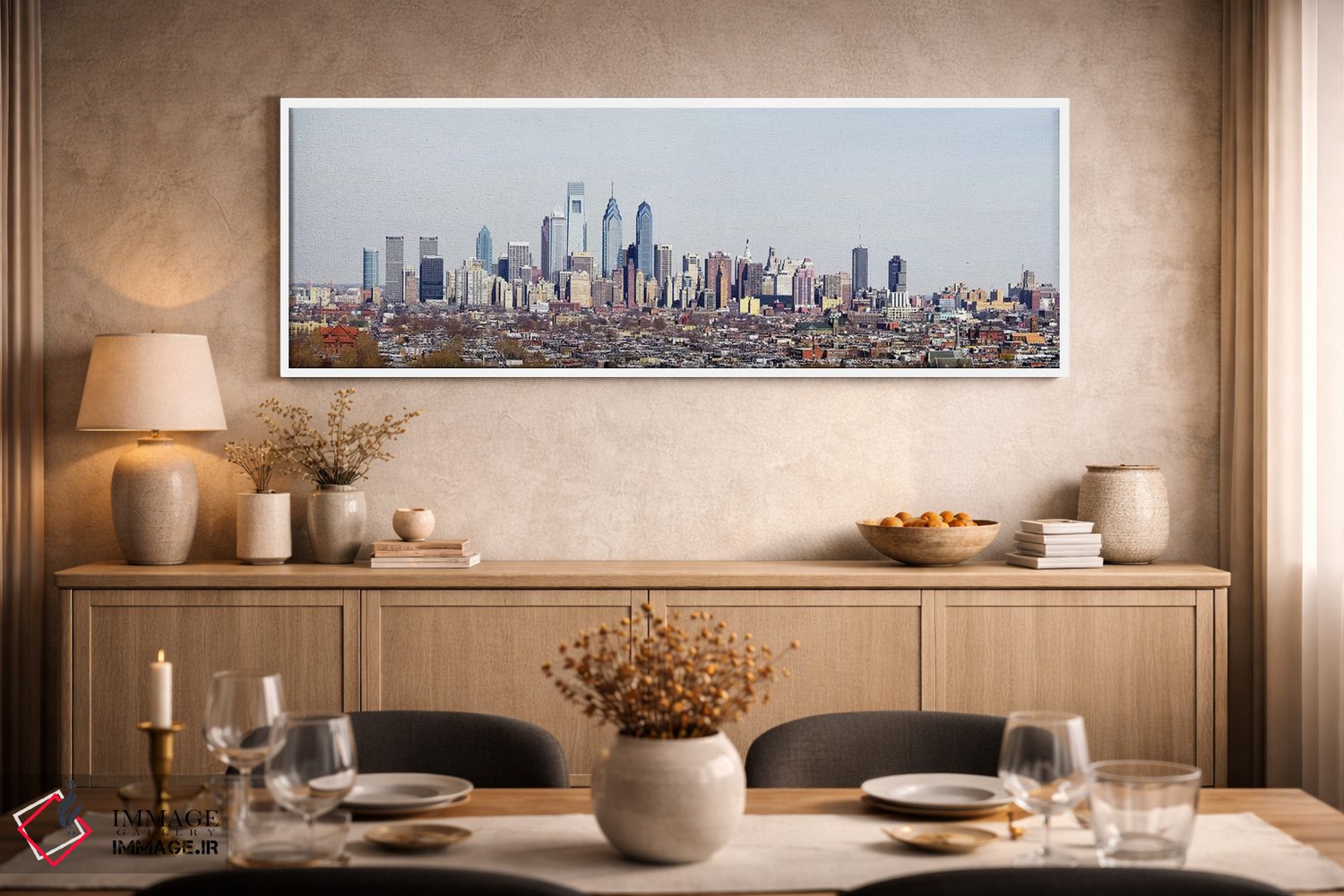 تابلو دکوراتیو City Hall, William Penn Statue, Philadelphia, Philadelp… اثر پانورامیک ایمجز - D1W
