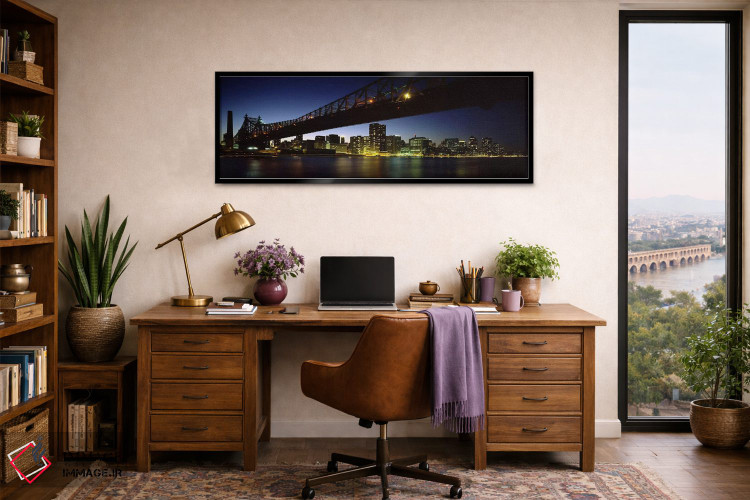 تابلو دکوراتیو East River, Manhattan, New York City, New York State, U… اثر پانورامیک ایمجز - D3B