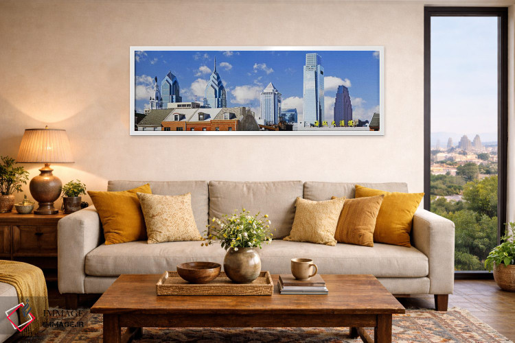 تابلو دکوراتیو Comcast Center, Center City, Philadelphia, Philadelphia… اثر پانورامیک ایمجز - D5W