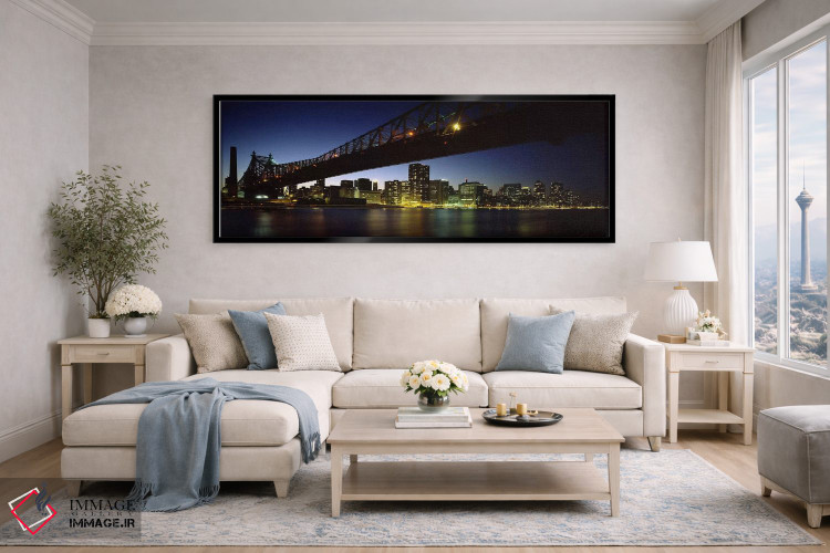 تابلو دکوراتیو East River, Manhattan, New York City, New York State, U… اثر پانورامیک ایمجز - D6B