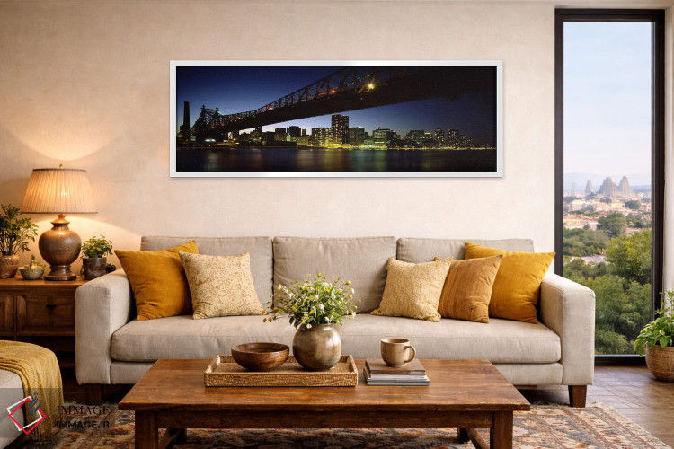 تابلو دکوراتیو East River, Manhattan, New York City, New York State, U… اثر پانورامیک ایمجز - D5W