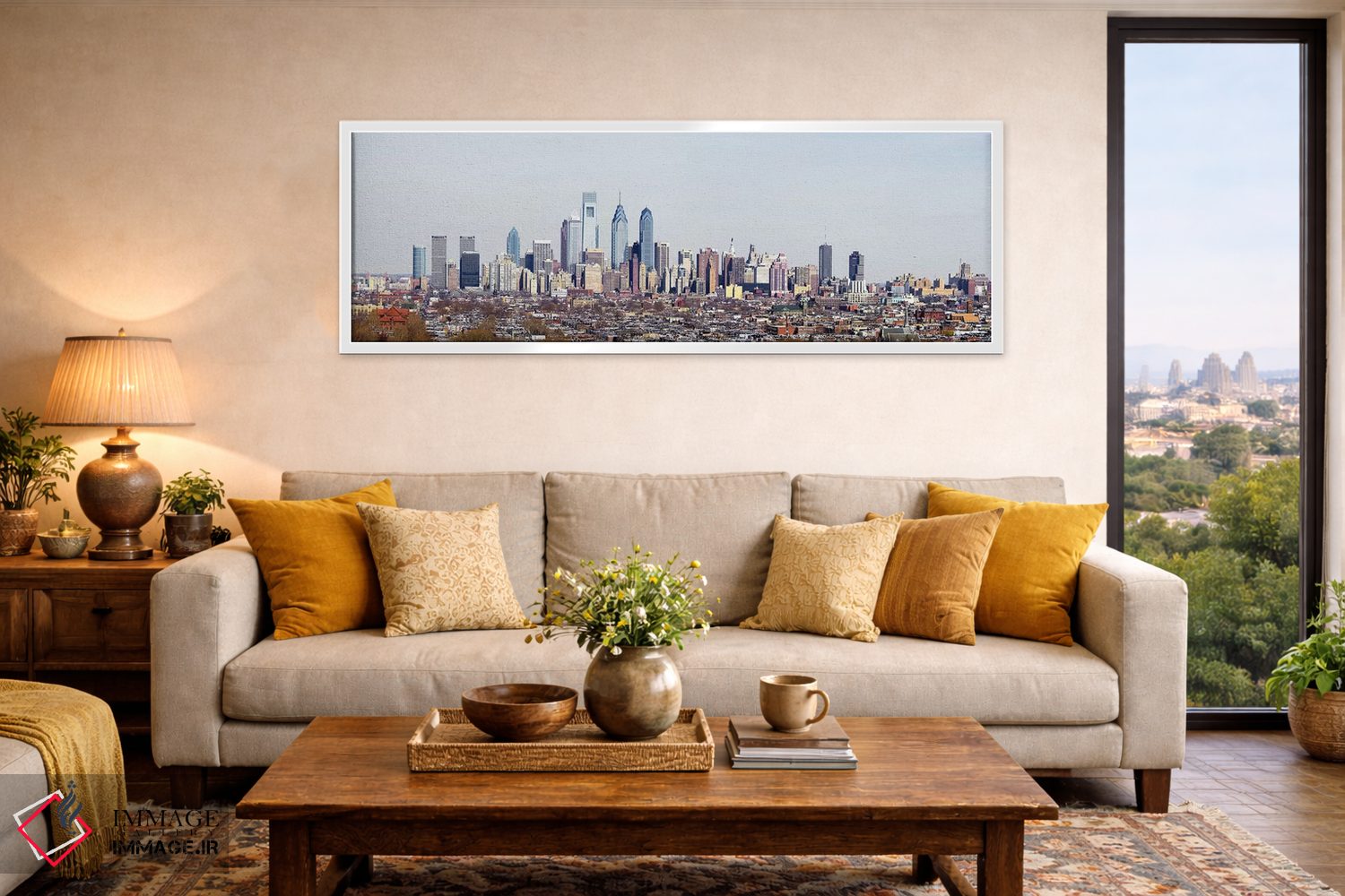 تابلو دکوراتیو City Hall, William Penn Statue, Philadelphia, Philadelp… اثر پانورامیک ایمجز - D3W
