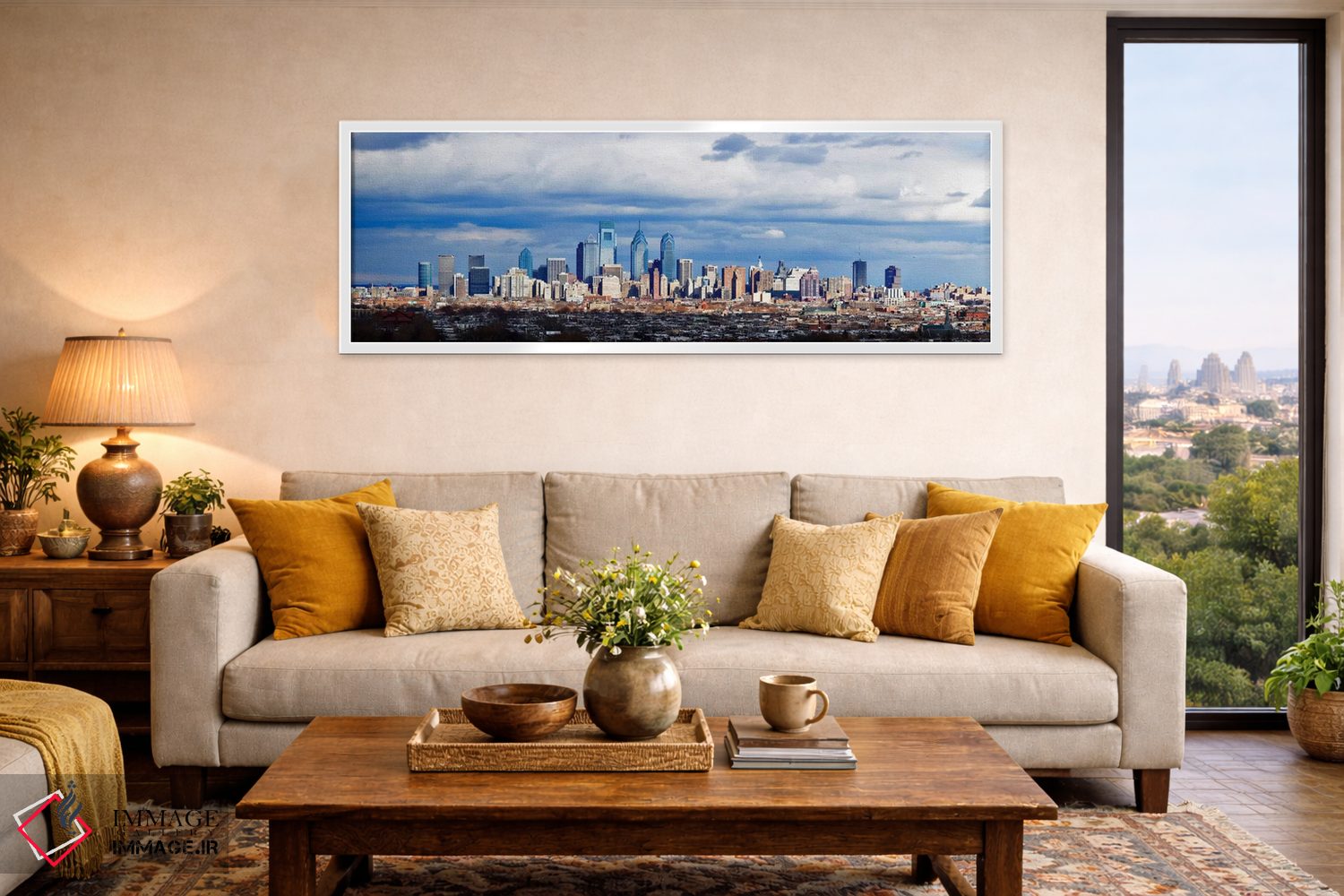 تابلو دکوراتیو Center City, Philadelphia, Philadelphia County, Pennsyl… اثر پانورامیک ایمجز - D5W