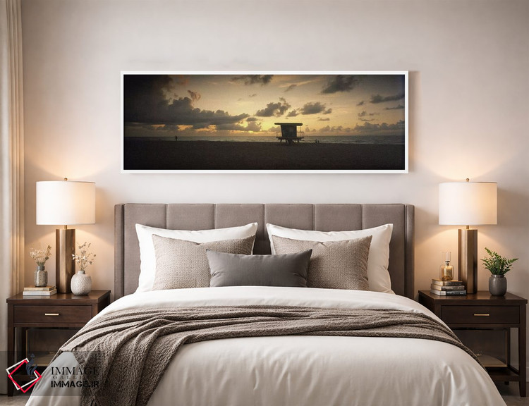 تابلو دکوراتیو South Beach, Miami Beach, Miami-Dade County, Florida, U… اثر پانورامیک ایمجز - D3W