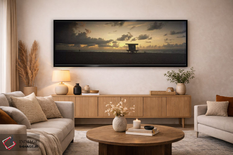 تابلو دکوراتیو South Beach, Miami Beach, Miami-Dade County, Florida, U… اثر پانورامیک ایمجز - D5B