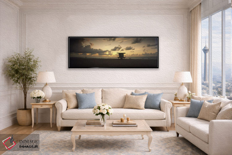 تابلو دکوراتیو South Beach, Miami Beach, Miami-Dade County, Florida, U… اثر پانورامیک ایمجز - D6B