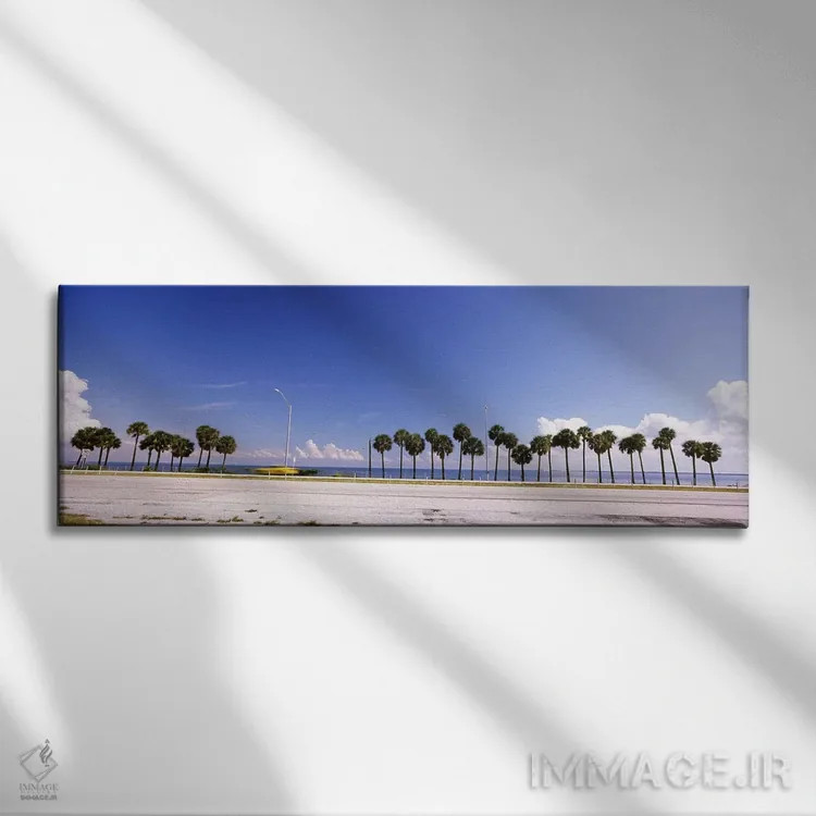 تابلو دکوراتیو Interstate 275, Tampa Bay, Gulf of Mexico, Florida, USA… اثر پانورامیک ایمجز - نمای روبهرو روی دیوار