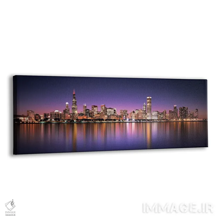 تابلو دکوراتیو Lake Michigan, Digital Composite, Chicago, Cook County… اثر پانورامیک ایمجز - نمای پرسپکتیو محصول