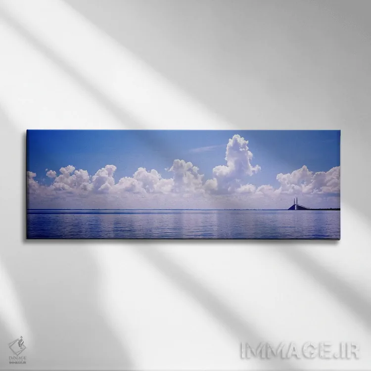تابلو دکوراتیو Sunshine Skyway Bridge, Tampa Bay, Gulf of Mexico, Flor… اثر پانورامیک ایمجز - نمای روبهرو روی دیوار