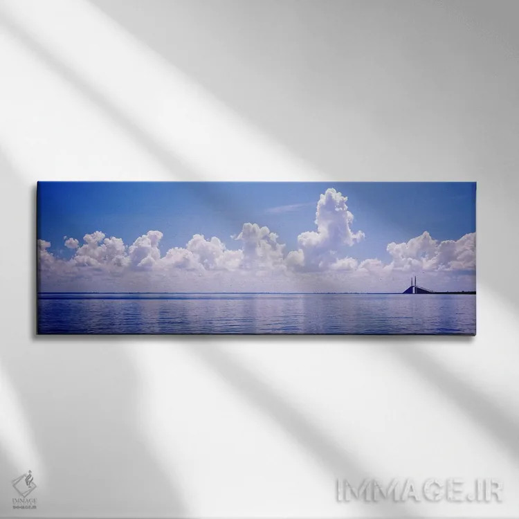 تابلو دکوراتیو Sunshine Skyway Bridge, Tampa Bay, Gulf of Mexico, Flor… اثر پانورامیک ایمجز - نمای روبهرو روی دیوار