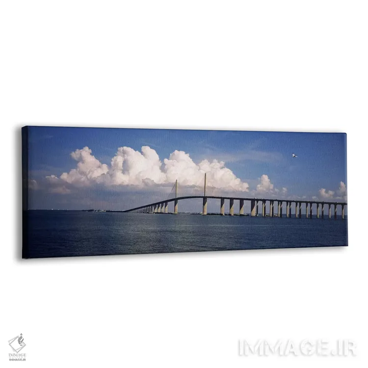 تابلو دکوراتیو Sunshine Skyway Bridge, Tampa Bay, Gulf of Mexico, Flor… اثر پانورامیک ایمجز - نمای پرسپکتیو محصول