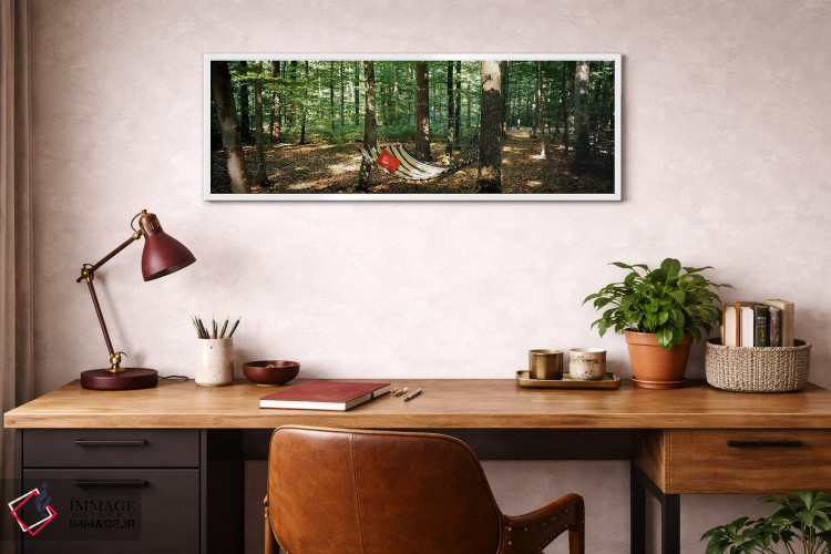 تابلو دکوراتیو Baden-Wurttemberg, Germany,نمای یک ننو در جنگل، بادن-وو… اثر پانورامیک ایمجز - D3W