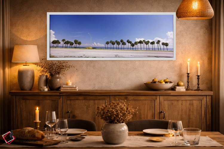 تابلو دکوراتیو Interstate 275, Tampa Bay, Gulf of Mexico, Florida, USA… اثر پانورامیک ایمجز - D2W