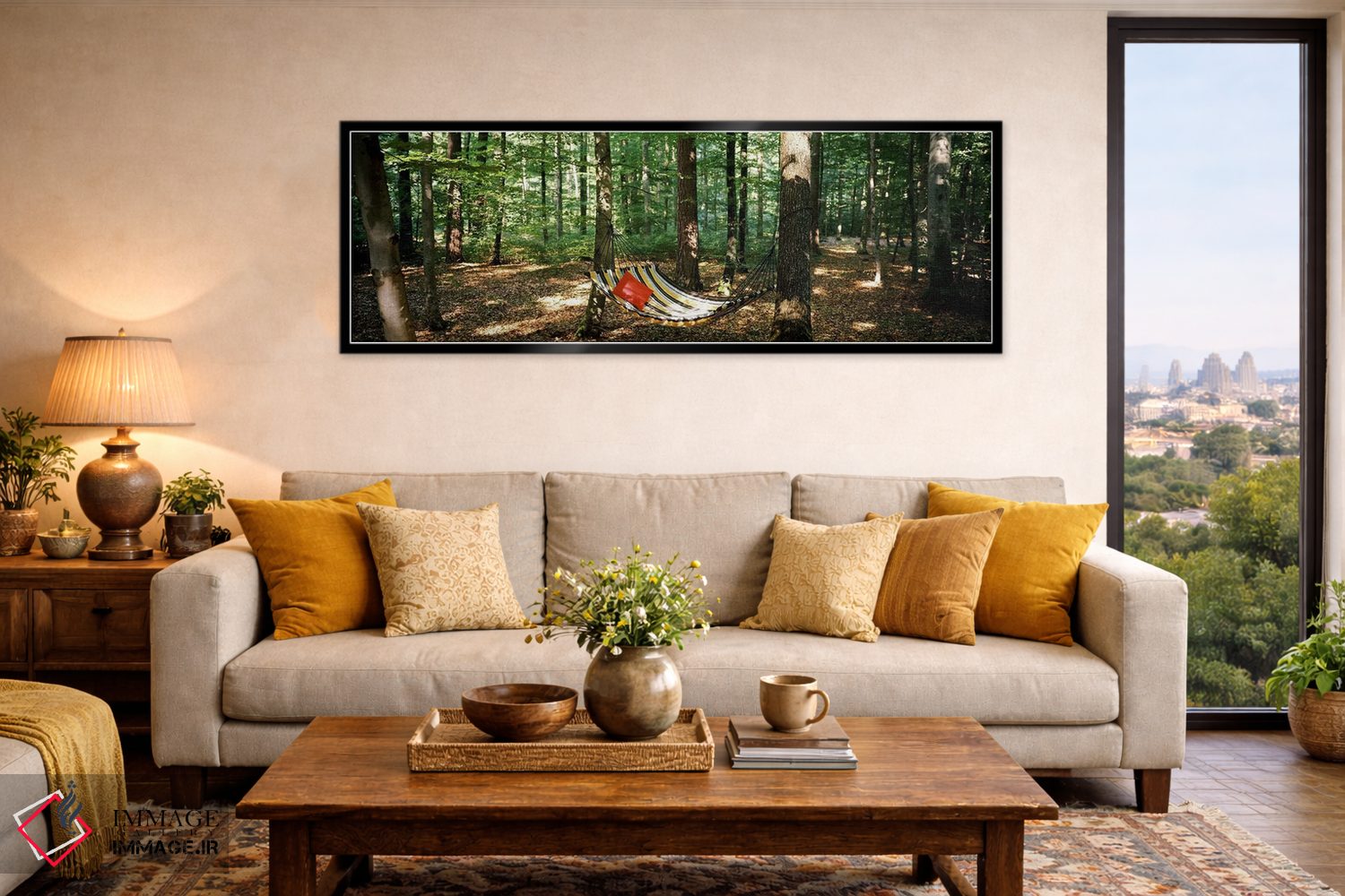 تابلو دکوراتیو Baden-Wurttemberg, Germany,نمای یک ننو در جنگل، بادن-وو… اثر پانورامیک ایمجز - D6B