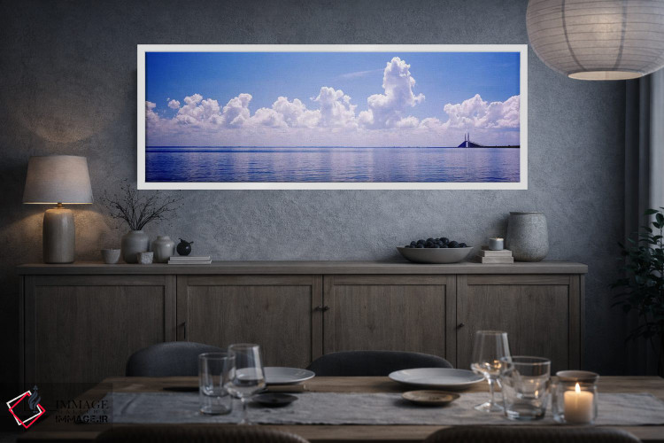 تابلو دکوراتیو Sunshine Skyway Bridge, Tampa Bay, Gulf of Mexico, Flor… اثر پانورامیک ایمجز - D3W