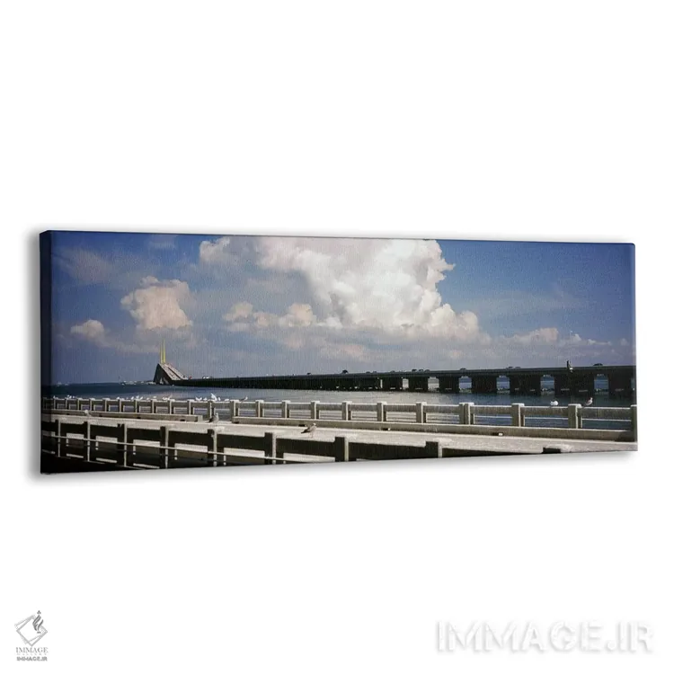 تابلو دکوراتیو Sunshine Skyway Bridge, Tampa Bay, Gulf of Mexico, Flor… اثر پانورامیک ایمجز - نمای پرسپکتیو محصول