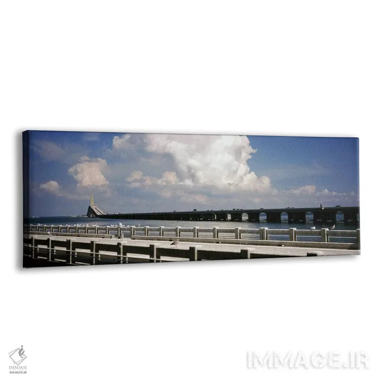 تابلو دکوراتیو Sunshine Skyway Bridge, Tampa Bay, Gulf of Mexico, Flor… اثر پانورامیک ایمجز - نمای پرسپکتیو محصول