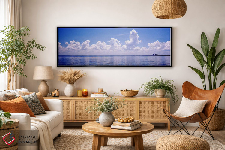 تابلو دکوراتیو Sunshine Skyway Bridge, Tampa Bay, Gulf of Mexico, Flor… اثر پانورامیک ایمجز - D4B