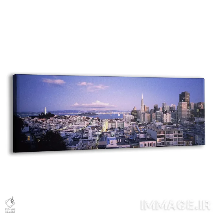 تابلو دکوراتیو San Francisco, California, USA,نمای بالای چشم انداز شهر… اثر پانورامیک ایمجز - نمای پرسپکتیو محصول