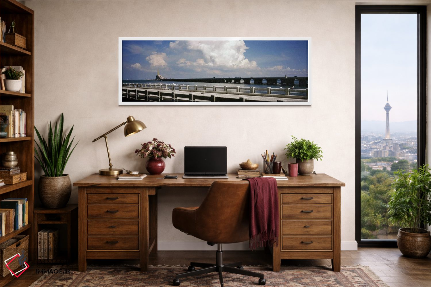 تابلو دکوراتیو Sunshine Skyway Bridge, Tampa Bay, Gulf of Mexico, Flor… اثر پانورامیک ایمجز - D1W