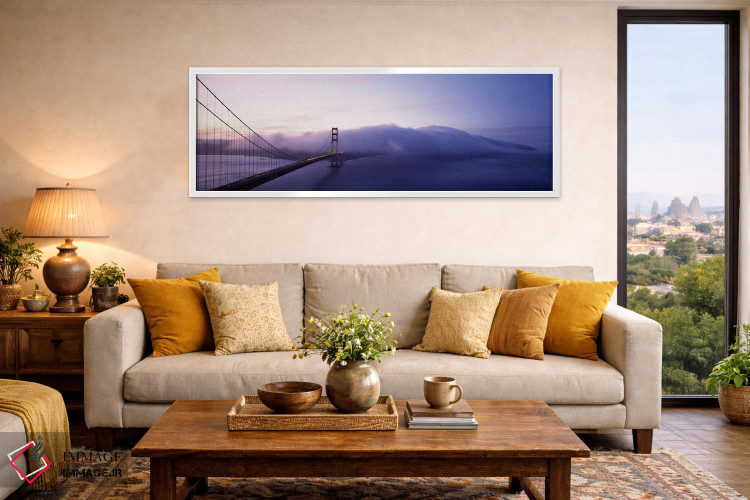 تابلو دکوراتیو Golden Gate Bridge, San Francisco, California, USA,پل ب… اثر پانورامیک ایمجز - D5W