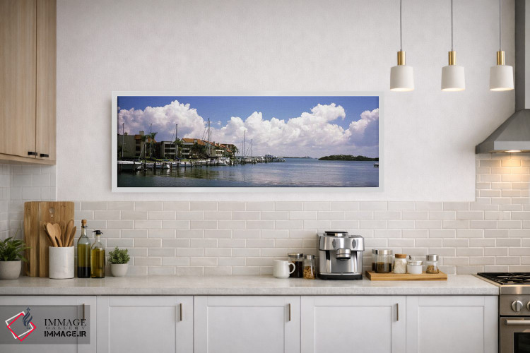 تابلو دکوراتیو Cabbage Key, Sunshine Skyway Bridge in Distance, Tampa… اثر پانورامیک ایمجز - D1W