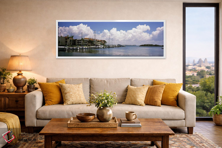 تابلو دکوراتیو Cabbage Key, Sunshine Skyway Bridge in Distance, Tampa… اثر پانورامیک ایمجز - D3W