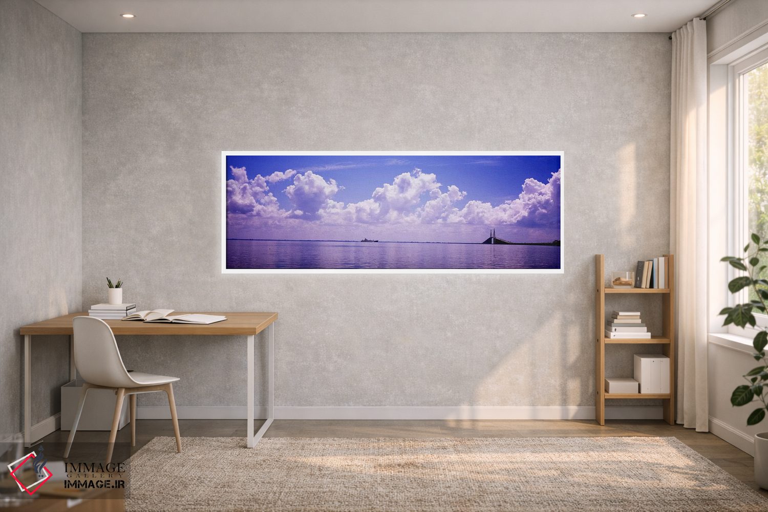 تابلو دکوراتیو Sunshine Skyway Bridge, Tampa Bay, Gulf of Mexico, Flor… اثر پانورامیک ایمجز - D1W