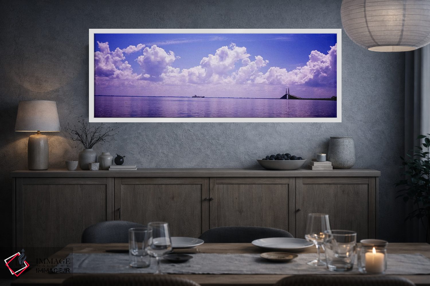 تابلو دکوراتیو Sunshine Skyway Bridge, Tampa Bay, Gulf of Mexico, Flor… اثر پانورامیک ایمجز - D3W