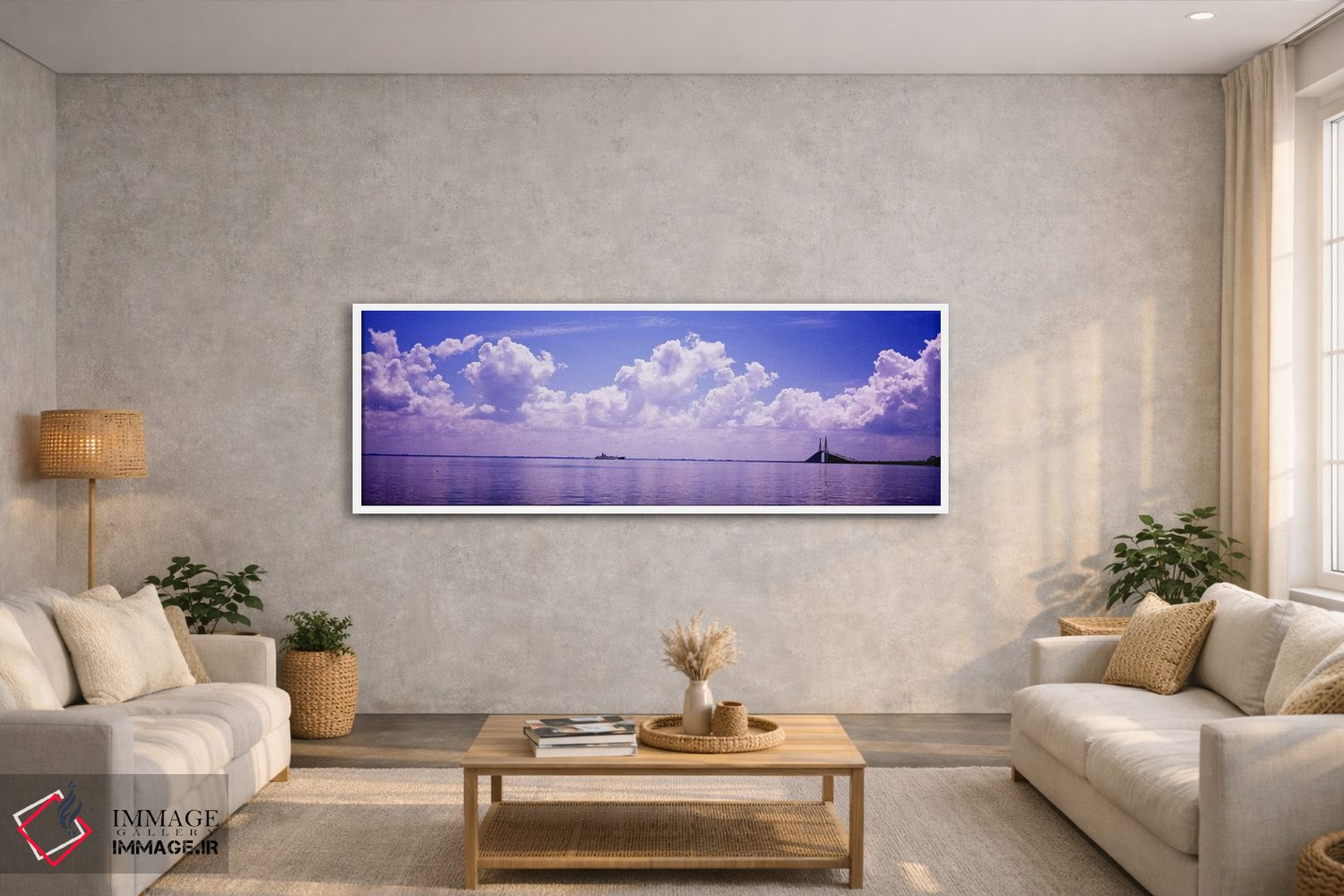 تابلو دکوراتیو Sunshine Skyway Bridge, Tampa Bay, Gulf of Mexico, Flor… اثر پانورامیک ایمجز - D2W