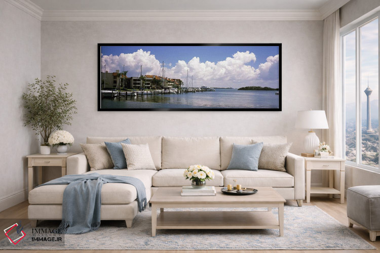 تابلو دکوراتیو Cabbage Key, Sunshine Skyway Bridge in Distance, Tampa… اثر پانورامیک ایمجز - D5B