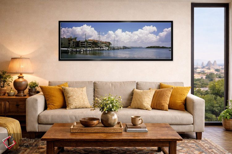 تابلو دکوراتیو Cabbage Key, Sunshine Skyway Bridge in Distance, Tampa… اثر پانورامیک ایمجز - D6B