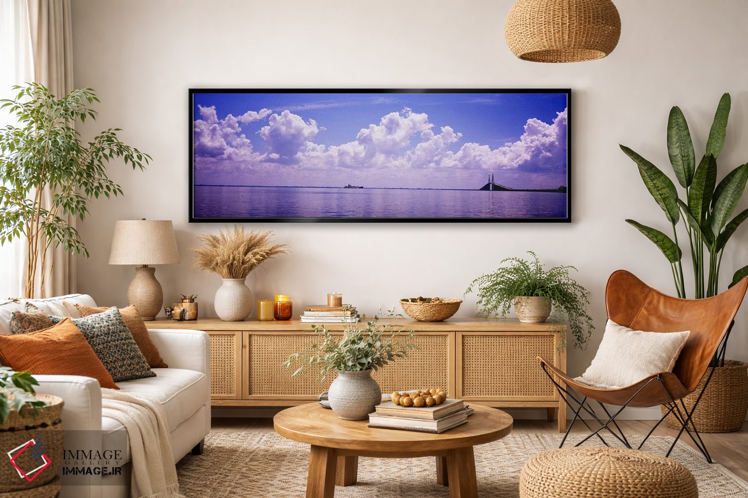 تابلو دکوراتیو Sunshine Skyway Bridge, Tampa Bay, Gulf of Mexico, Flor… اثر پانورامیک ایمجز - D4B