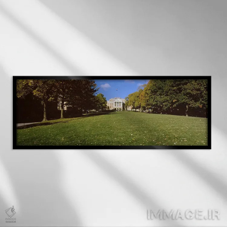 تابلو دکوراتیو Bascom Hall, Bascom Hill, University of Wisconsin, Madi… اثر پانورامیک ایمجز - نمای قابدار مشکی