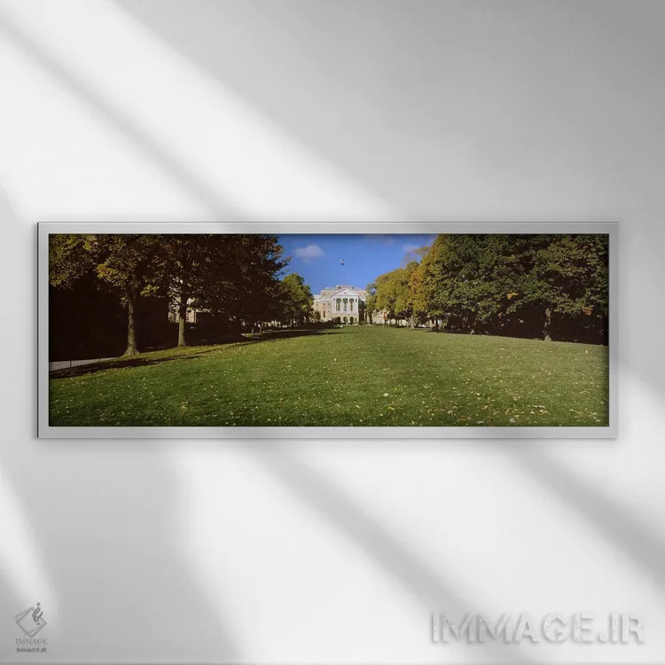 تابلو دکوراتیو Bascom Hall, Bascom Hill, University of Wisconsin, Madi… اثر پانورامیک ایمجز - نمای قابدار سفید