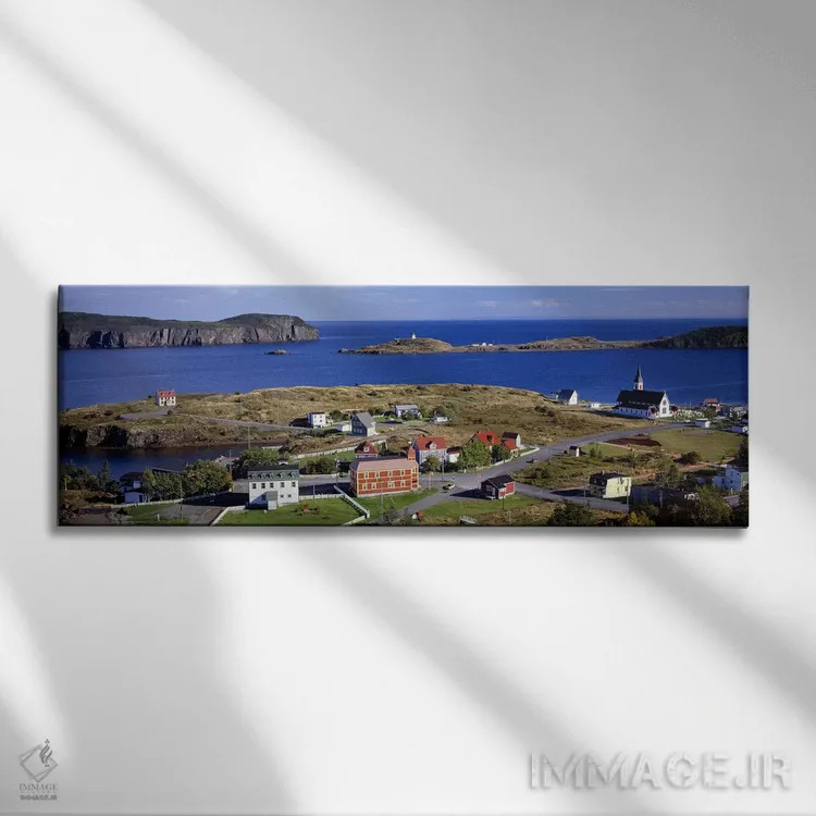 تابلو دکوراتیو Trinity Bay, Trinity, Newfoundland Island, Newfoundland… اثر پانورامیک ایمجز - نمای روبهرو روی دیوار