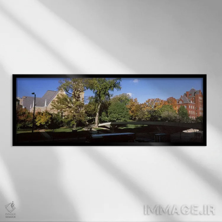 تابلو دکوراتیو University Of Wisconsin, Madison, Dane County, Wisconsi… اثر پانورامیک ایمجز - نمای قابدار مشکی