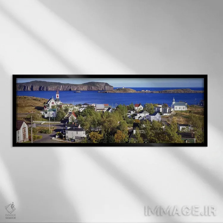 تابلو دکوراتیو Trinity Bay, Trinity, Newfoundland Island, Newfoundland… اثر پانورامیک ایمجز - نمای قابدار مشکی