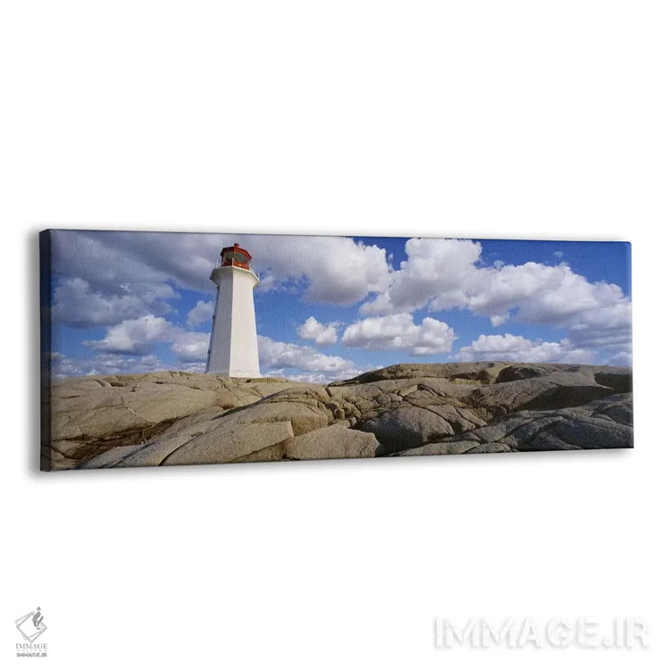 تابلو دکوراتیو Nova Scotia, Canada,نمای زاویه پایین از یک فانوس دریایی… اثر پانورامیک ایمجز - نمای پرسپکتیو محصول