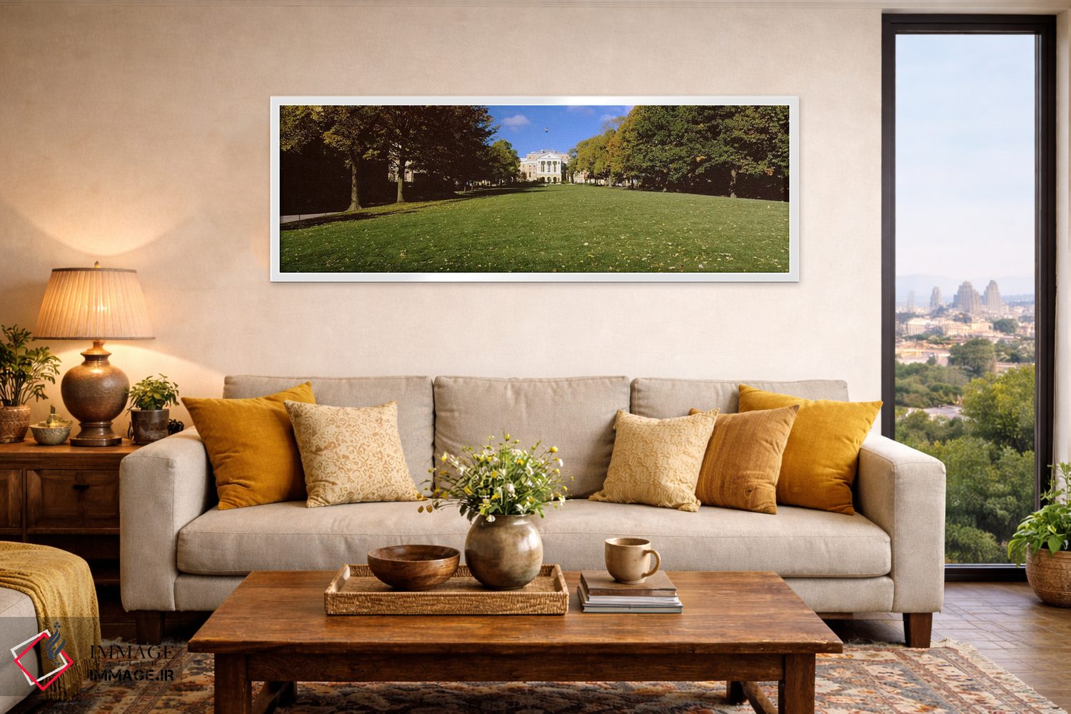 تابلو دکوراتیو Bascom Hall, Bascom Hill, University of Wisconsin, Madi… اثر پانورامیک ایمجز - D5W