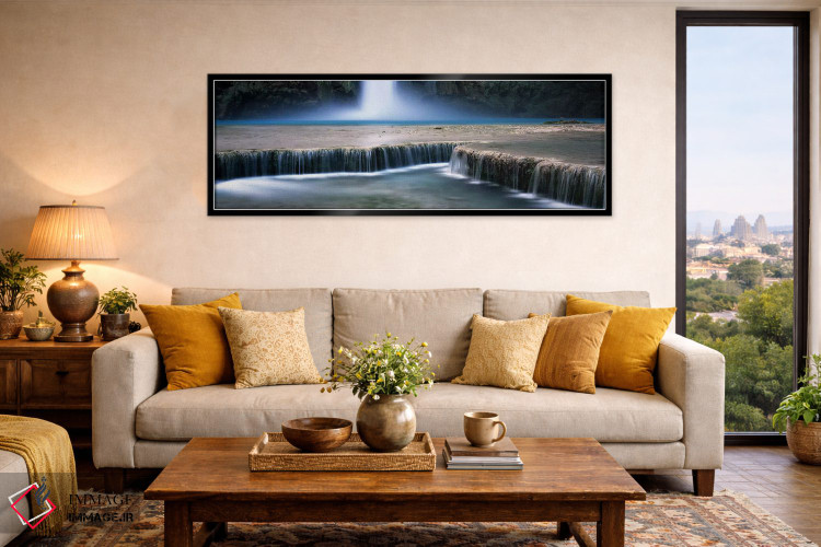 تابلو دکوراتیو Havasu Canyon, Havasupai Indian Reservation,نمای آبشار… اثر پانورامیک ایمجز - D6B