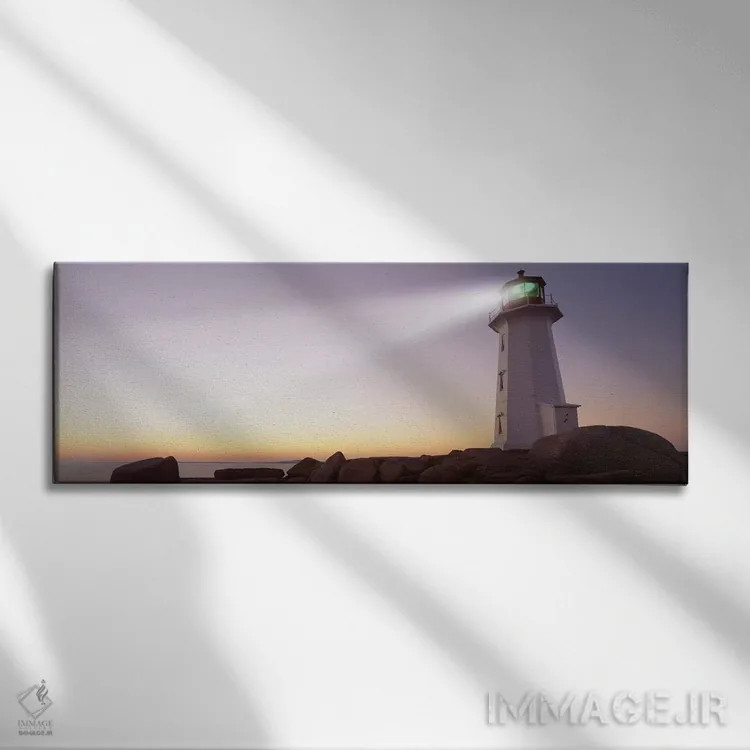 تابلو دکوراتیو Peggy's Cove, Halifax, Nova Scotia, Canada,فانوس دریایی… اثر پانورامیک ایمجز - نمای روبهرو روی دیوار