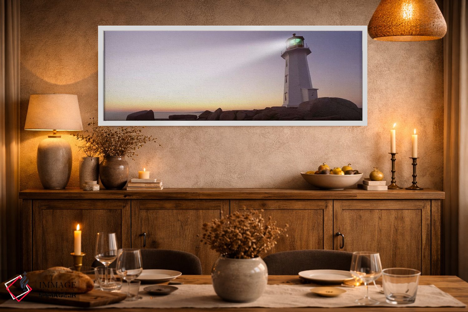 تابلو دکوراتیو Peggy's Cove, Halifax, Nova Scotia, Canada,فانوس دریایی… اثر پانورامیک ایمجز - D1W